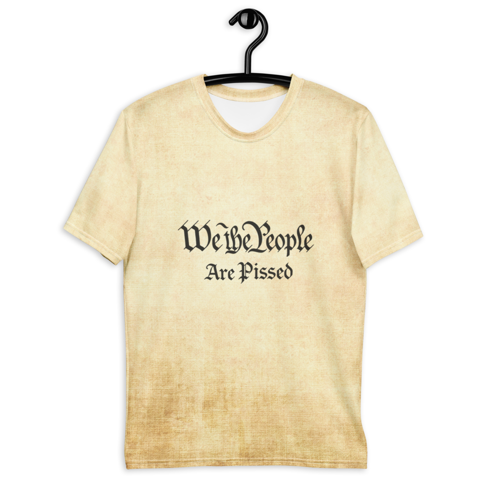 We The People Are Pissed - On Parchment- All-Over Print Men's Crew Neck T-Shirt