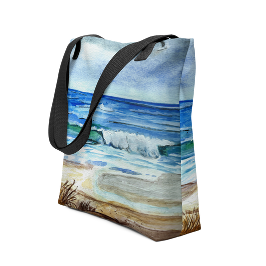 LJD Collection - Beach Scene - All-Over-Print Tote Bag
